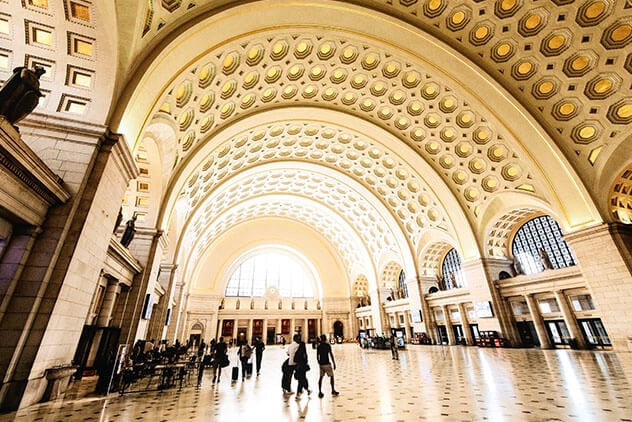 Union Station interior in Washington, DC